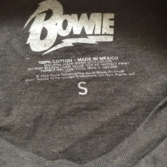 Small David Bowie tshirt - Picture 3 of 3